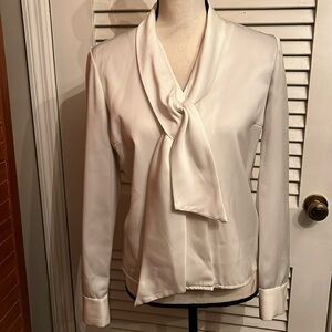 Women’s vintage ivory blouse